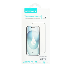 Tempered Glass Flue Glue 11D Apokin for Oppo Reno 13 5G / Reno 14 / Reno 14F Transparent